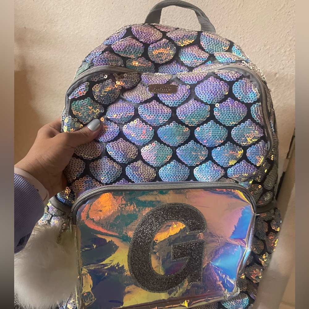 Justice Monogram Backpack